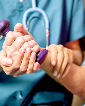Patient with Healthcare Nurse