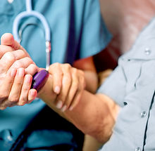 Patient with Healthcare Nurse