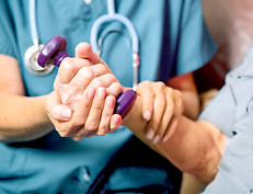 Patient with Healthcare Nurse