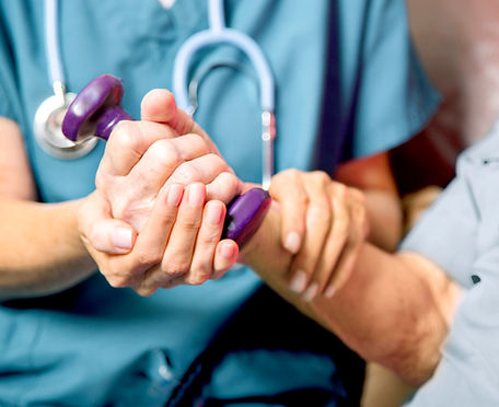 Patient with Healthcare Nurse