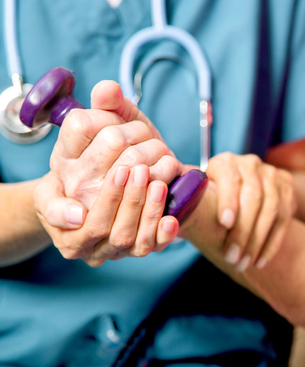 Patient with Healthcare Nurse