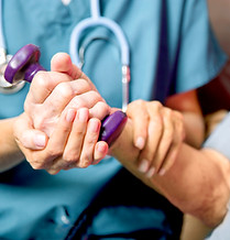 Patient with Healthcare Nurse