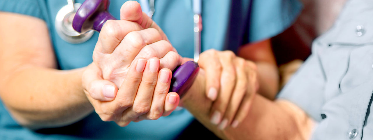 Patient with Healthcare Nurse