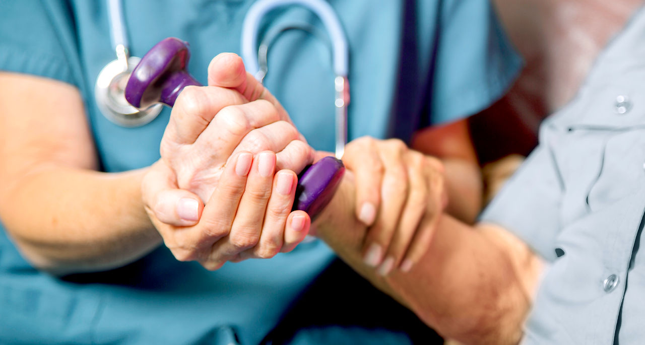 Patient with Healthcare Nurse