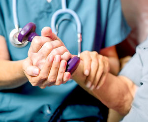 Patient with Healthcare Nurse