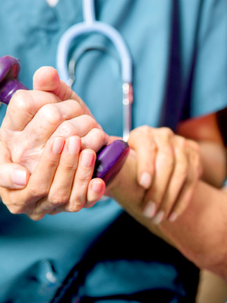 Patient with Healthcare Nurse