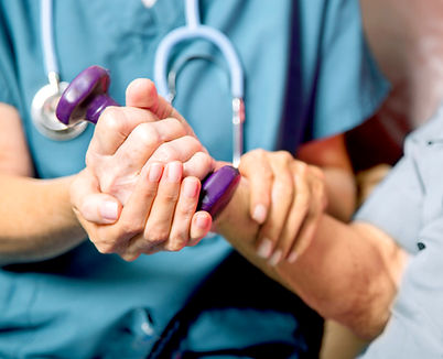 Patient with Healthcare Nurse