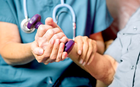 Patient with Healthcare Nurse