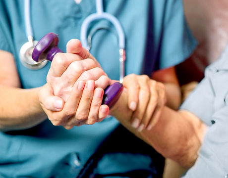 Patient with Healthcare Nurse