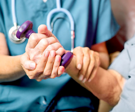 Patient with Healthcare Nurse