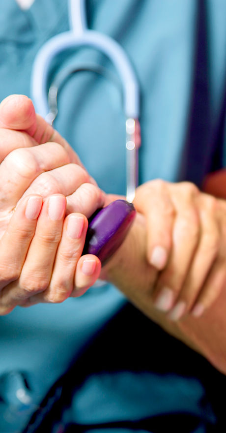 Patient with Healthcare Nurse