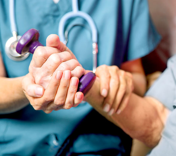 Patient with Healthcare Nurse