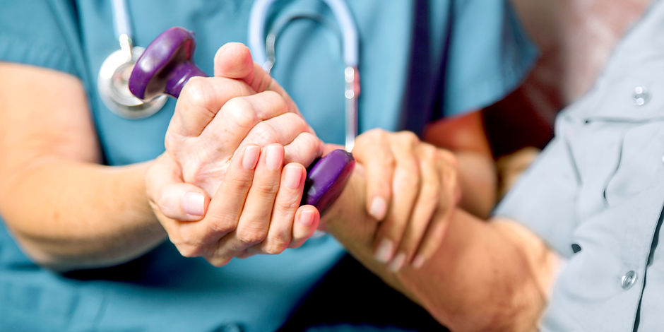 Patient with Healthcare Nurse