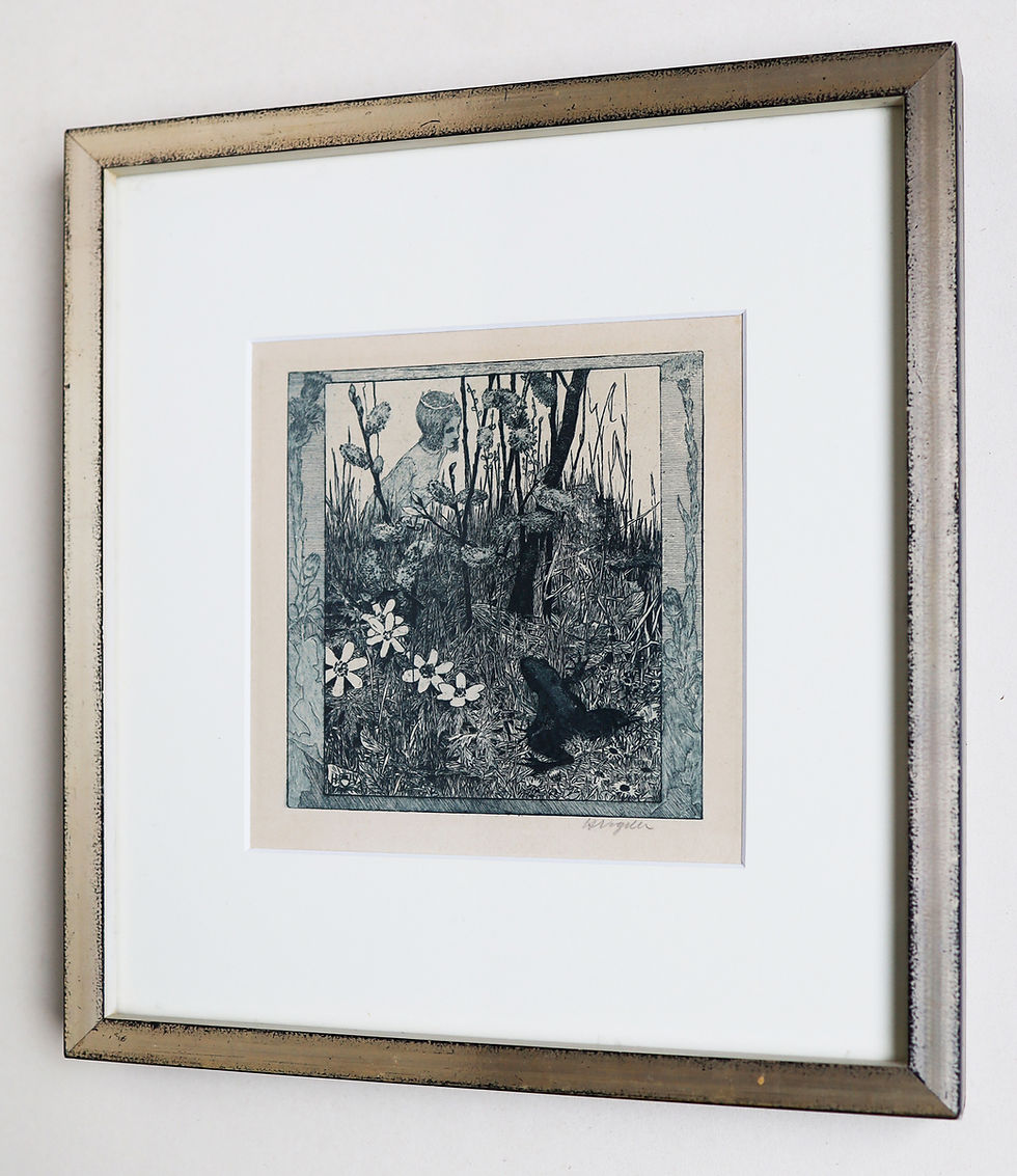 Miniaturbild: Vogeler, Heinrich, Froschbraut, Radierung 1899