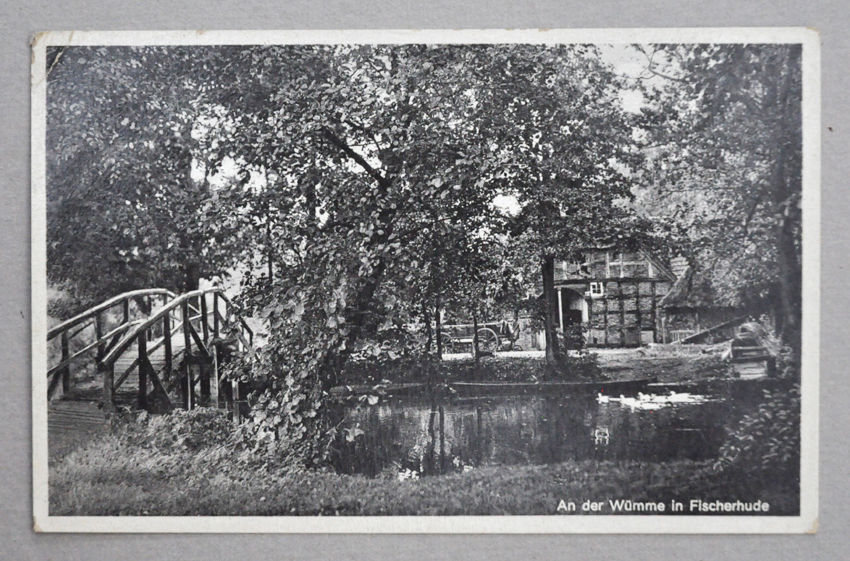 Losch, Fotograf, Fischerhude, zwei originale Fotografien, 1950er