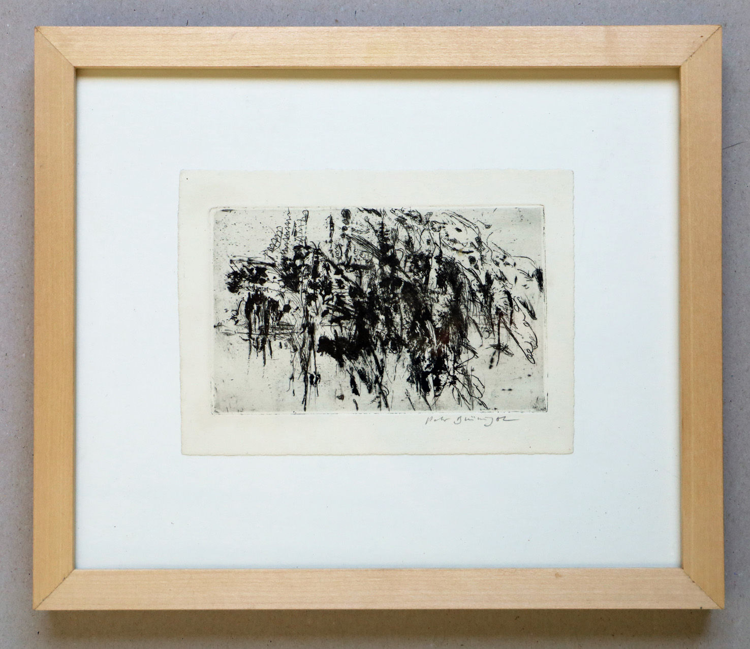 Brüning, Peter, Radierung, Blatt 4, 1962