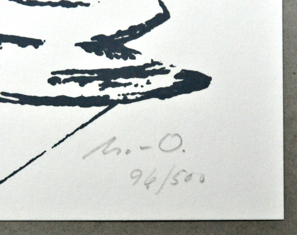Miniaturbild: Meyer-Osburg, Willy, Tasse, Lithografie, signiert, 1990er