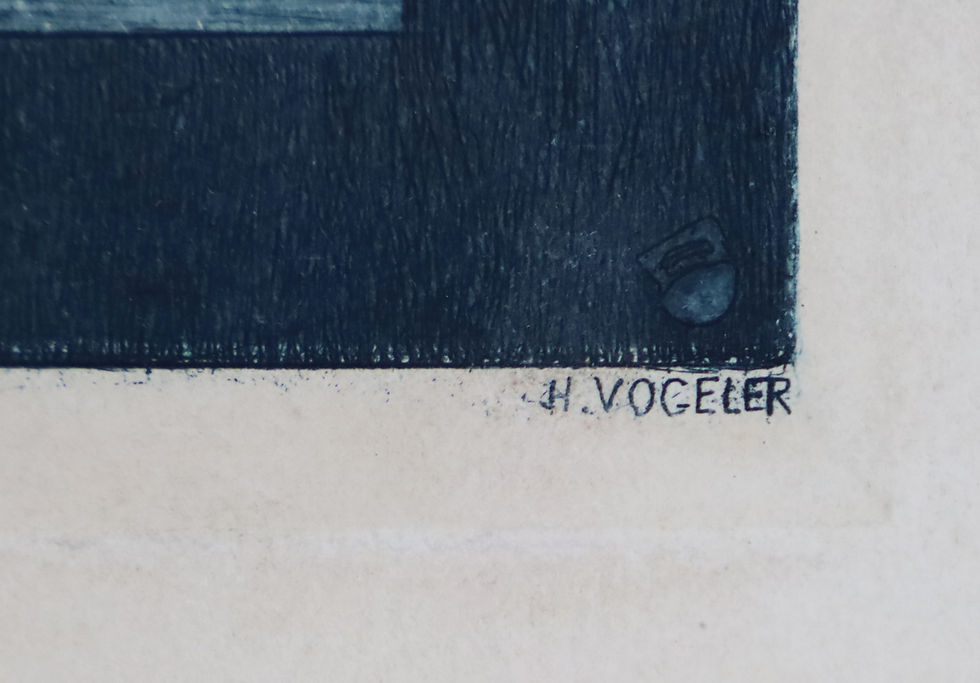 Miniaturbild: Vogeler, Heinrich, Die Nacht, Radierung, 1897