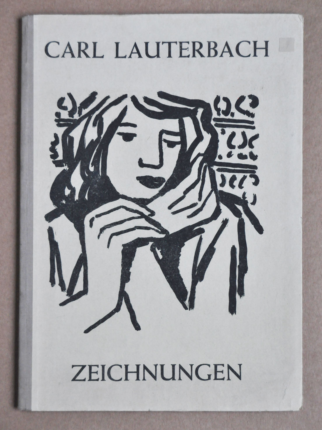 Lauterbach, Carl, Anna Klapheck, mit originaler Lithografie Frauenkopf