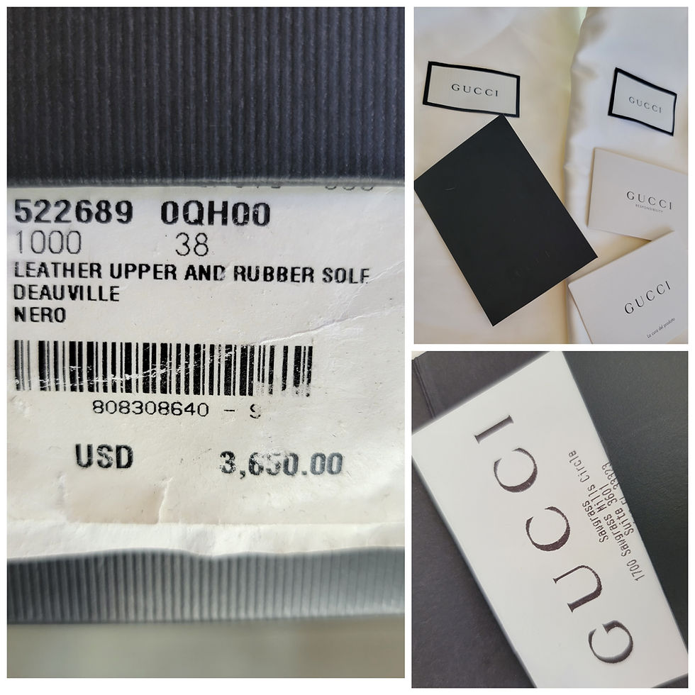 Thumbnail: Gucci Lisa $3,650 Over The Knee Thigh High Black Leather Boots 