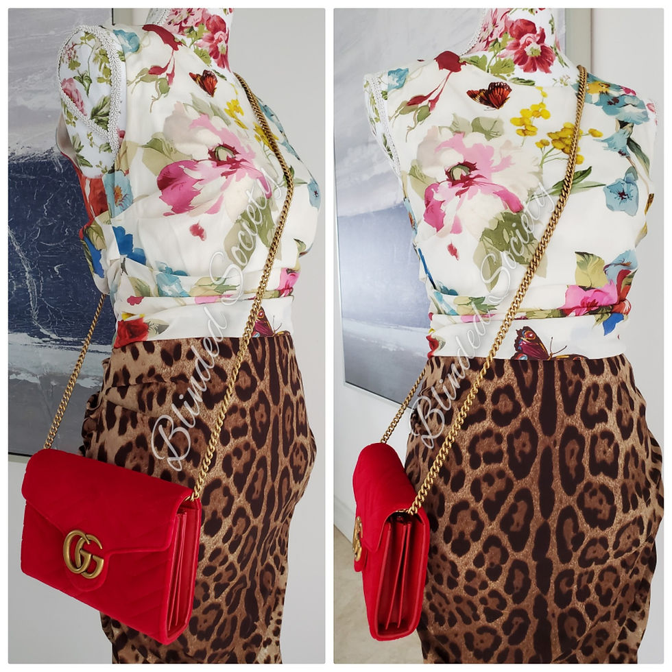 Thumbnail: Gucci Marmont WOC Mini Chain Crossbody 