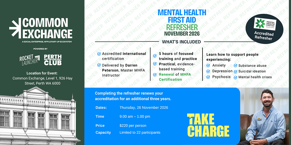 Mental Health First Aid - REFRESHER | November