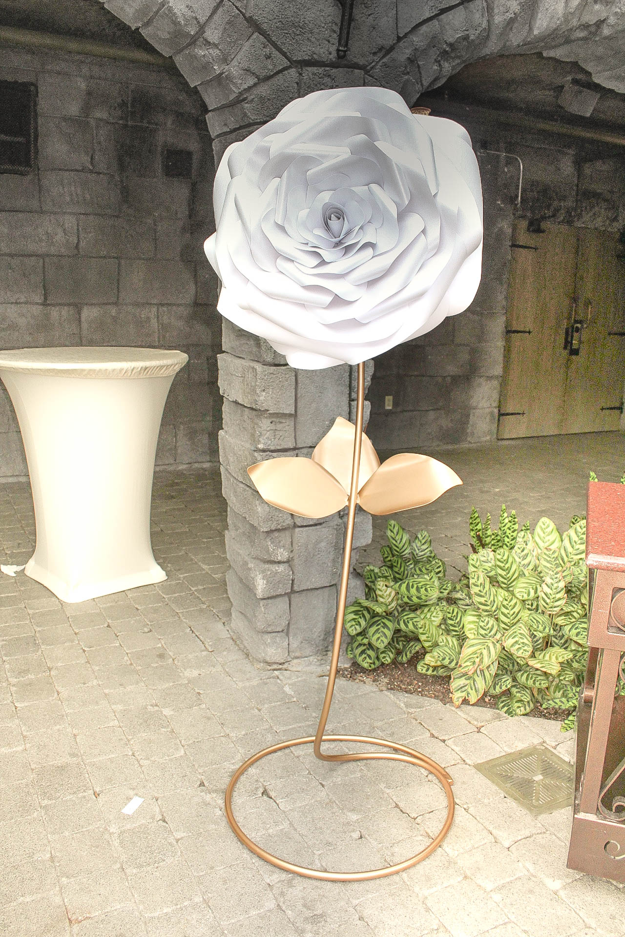Standing Paper Flower Wedding