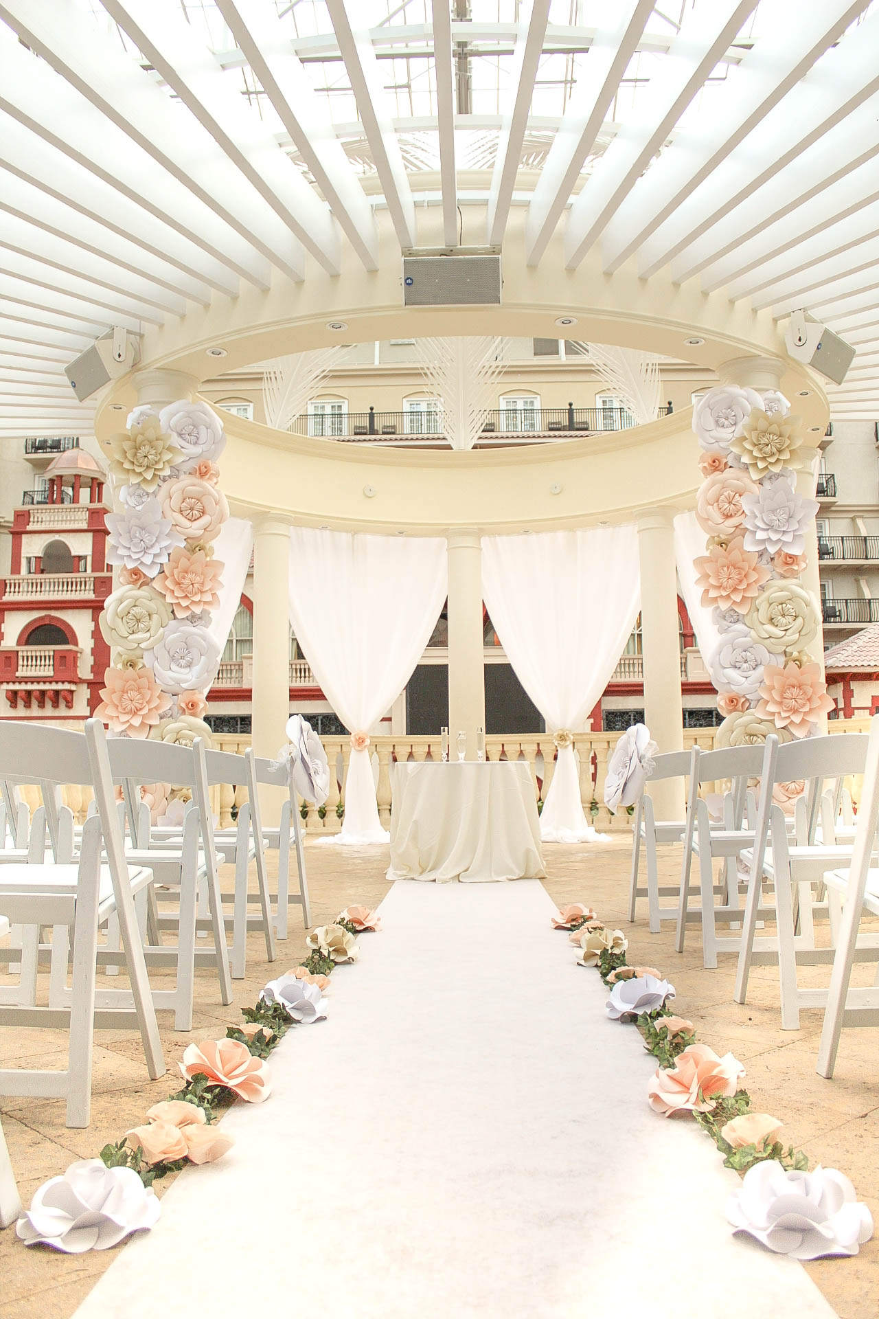 Orlando Wedding Paper Flower Decor