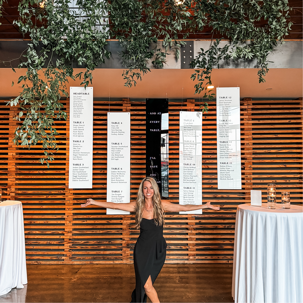 Wedding Floating Seating Chart