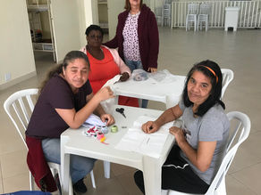 CA Jaçanã — Continuidade da oficina de crochê no mês de agosto