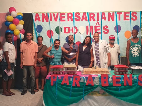 C A Boracea - Aniversariantes de Abril