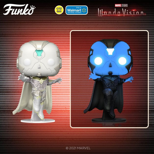 Thumbnail: The Vision 824 Glow in the Dark Marvel Studios Wandavision - Pop! Vinyl Figure