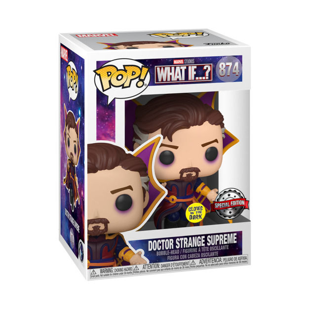 Thumbnail: Doctor Strange Supreme 874 Glow in the Dark Marvel What If? - Funko Pop! Vinyl Figure