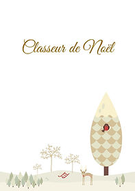 Listes classeur de Noël
