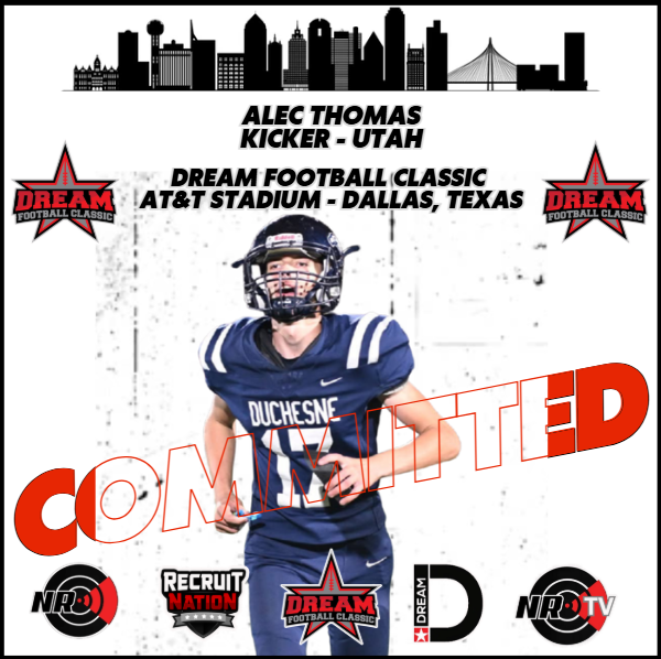 Dream Football Classic Kicker Alec Thomas
