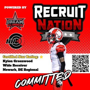 Athlete Spotlight: Kyion Greenwood Set to Shine at the Recruit Nation Football Showcase