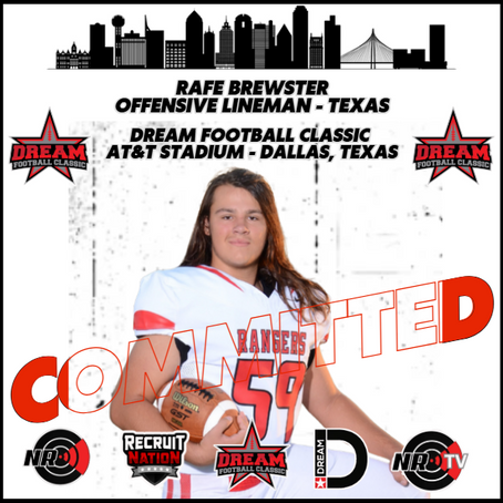 Dream Football Classic Offensive Lineman Rafe Brewster