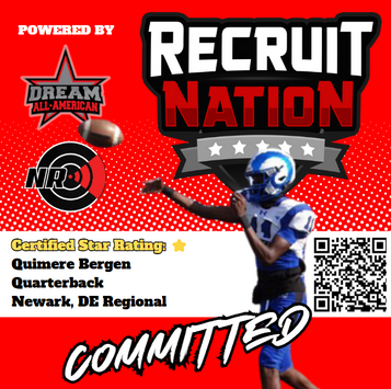 Athlete Spotlight: Quimere Bergen Set to Shine at the Recruit Nation Football Showcase