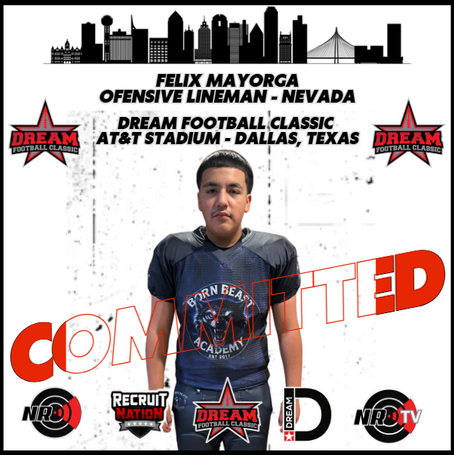 Dream Football Classic Offensive Lineman Felix Mayorga