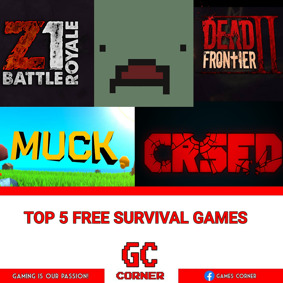 TOP 5 FREE SURVIVAL GAMES