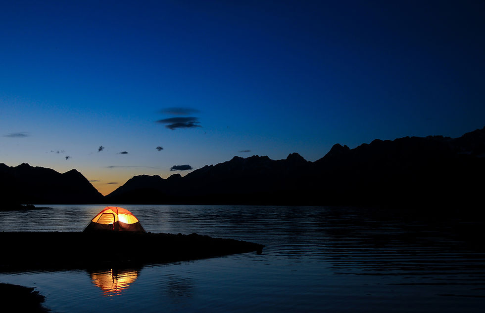Tent By Lake