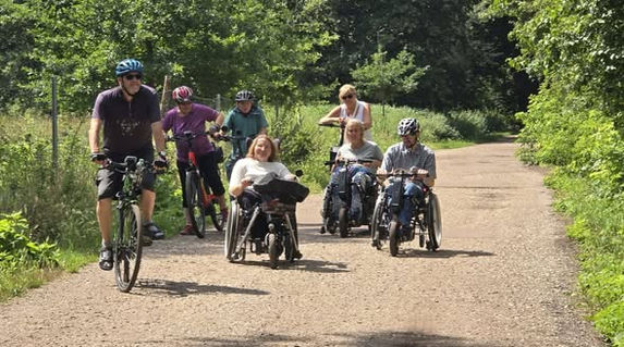  Eine inklusive Fahrradtour rund um den Geiseltalsee 