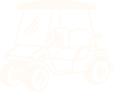 Decorative illustration of a golf cart