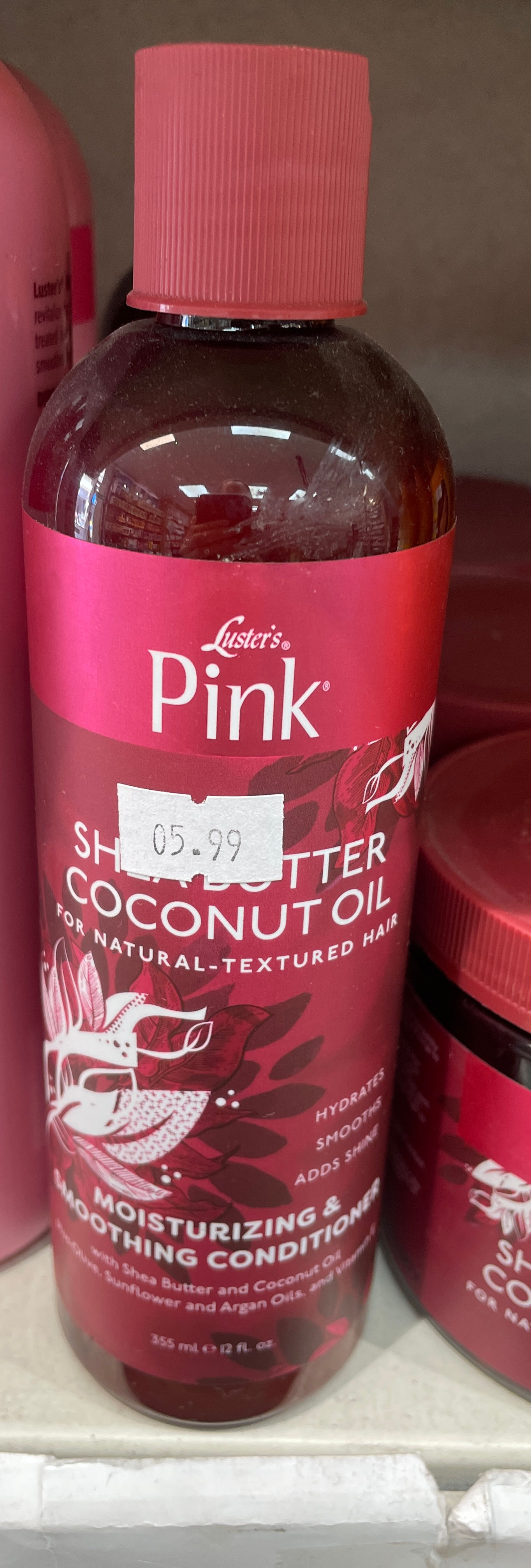 Luster’s Pink Shea Butter Coconut Oil Moisturizing & Smoothing Conditioner