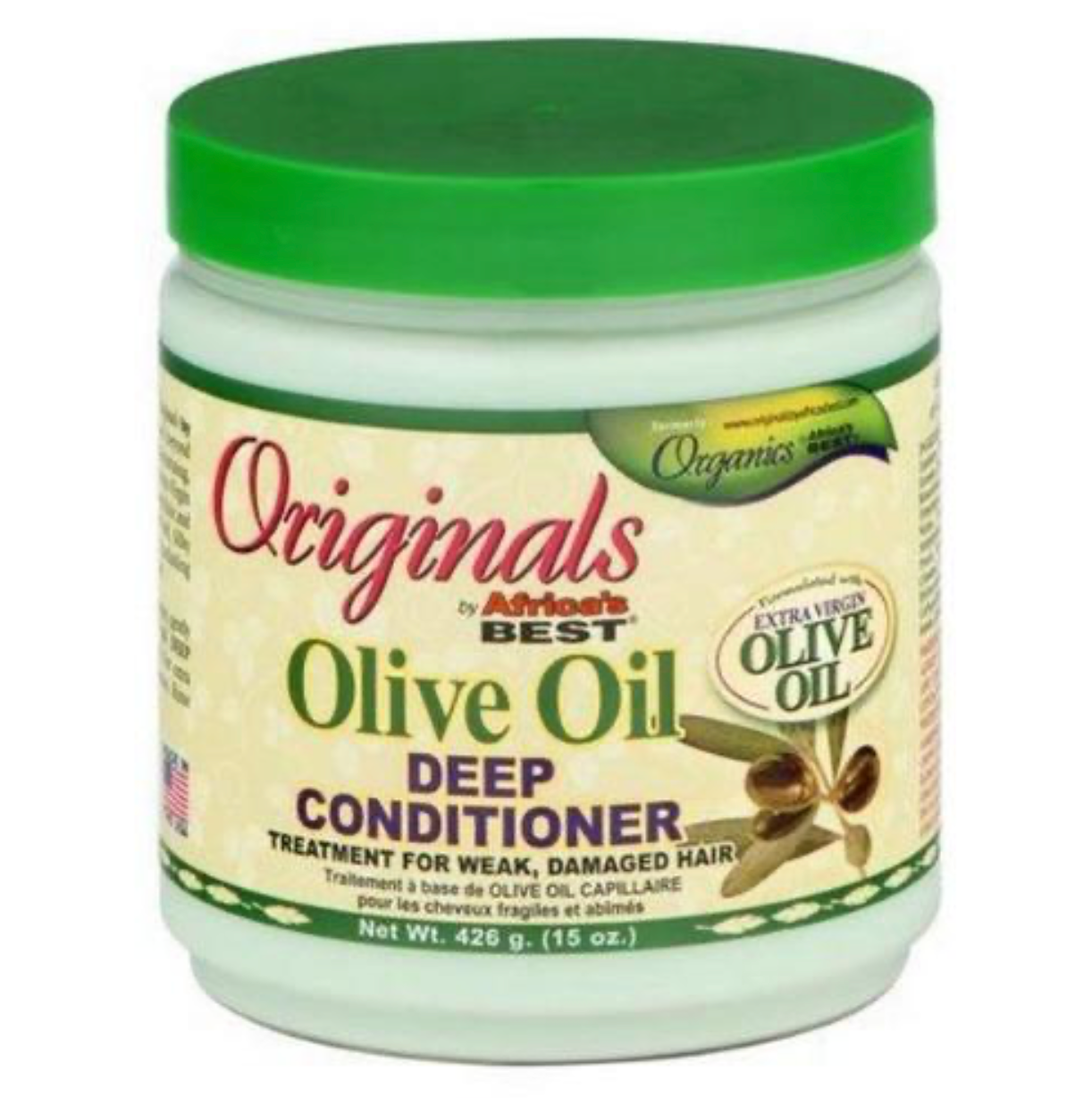 Africa's Best Olive Oil Deep Conditioner 15oz / 426g