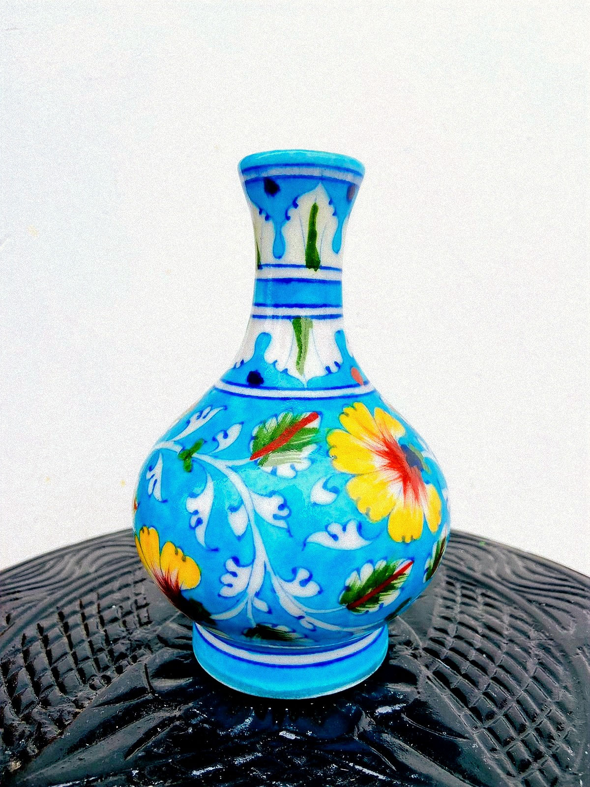 Blue pottery of Rajasthan size- 6 inch