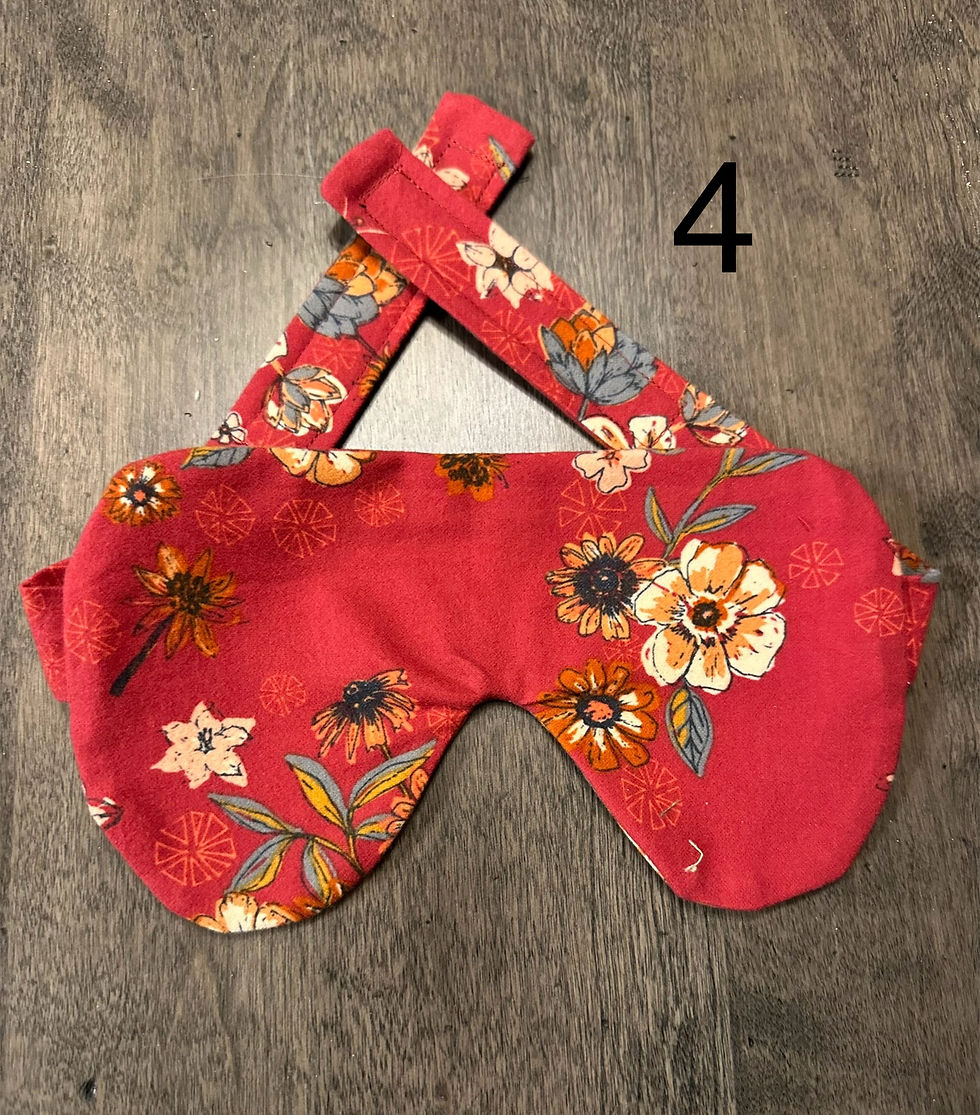 Thumbnail: Flannel Eye mask wheat pack 