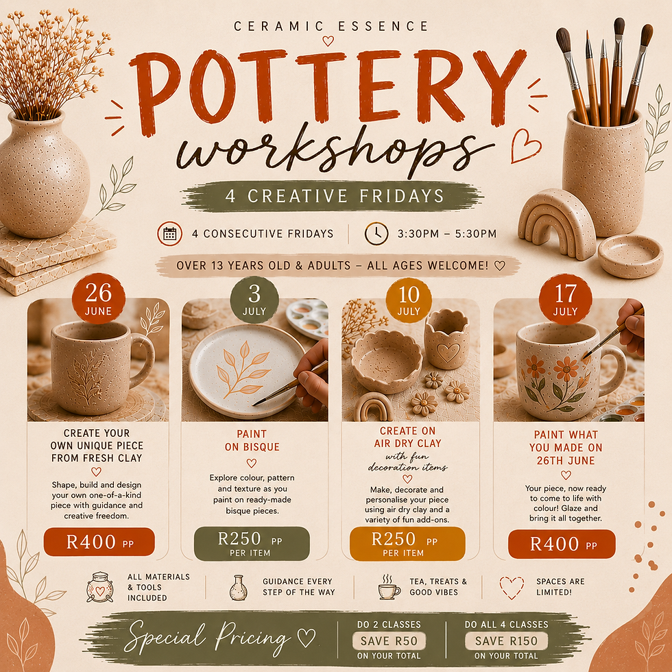 "Creative Friday" Create from Fresh Clay: 26th June