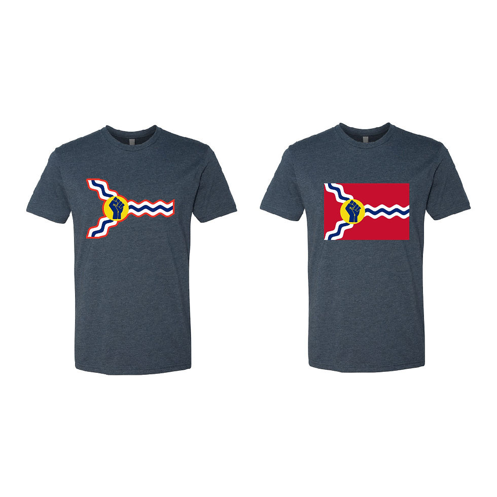 Thumbnail: Raised Fist STL Flag Tee