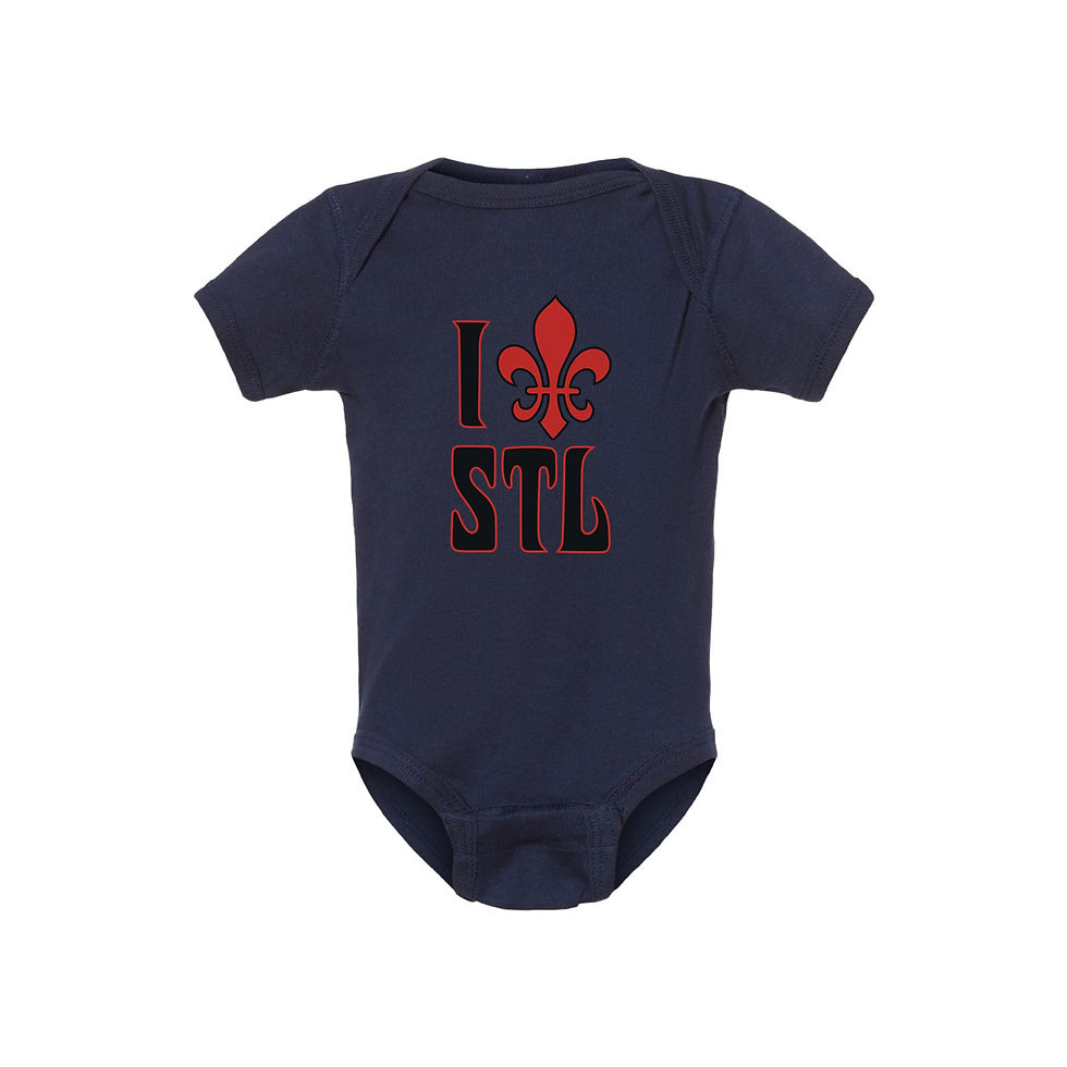 Thumbnail: I (fleur de lis) STL Onesie